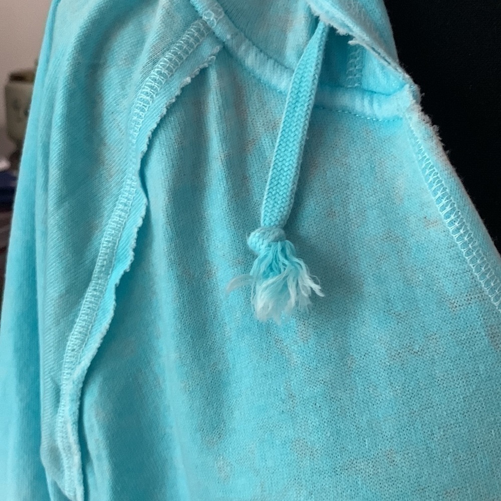 Sweatshirt Ron Jon hoodie ombré aqua white Orlando soft - Picture 3 of 13
